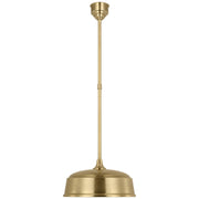 Visual Comfort Signature - TOB 5812HAB-HAB - LED Pendant - Academy Barn Light - Hand-Rubbed Antique Brass