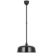 Visual Comfort Signature - TOB 5812MBK-G - LED Pendant - Academy Barn Light - Matte Black