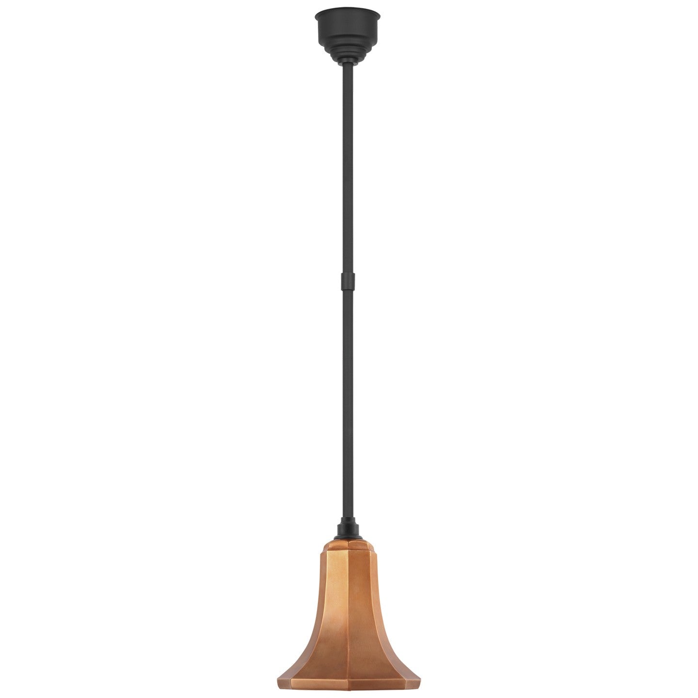 Visual Comfort Signature - TOB 5816MBK-SC - LED Pendant - Academy Barn Light - Matte Black
