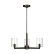 Visual Comfort Studio - 3164203C-112 - Three Light Chandelier - Fullton - Midnight Black