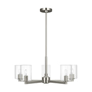 Visual Comfort Studio - 3164205C-962 - Five Light Chandelier - Fullton - Brushed Nickel