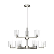Visual Comfort Studio - 3164209C-962 - Nine Light Chandelier - Fullton - Brushed Nickel