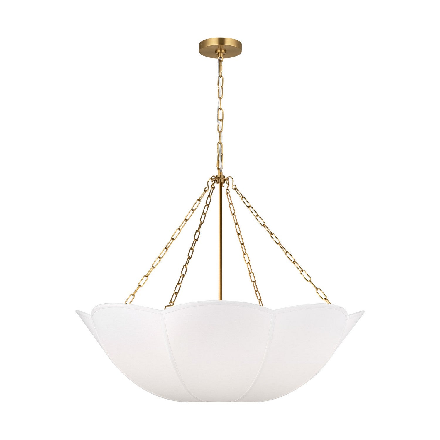Visual Comfort Studio - AC1174BBS - Four Light Chandelier - Stassi - Burnished Brass