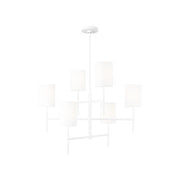 Visual Comfort Studio - BC1006MWT - Six Light Chandelier - Key - Matte White