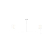 Visual Comfort Studio - BC1012MWT - Two Light Linear Chandelier - Key - Matte White