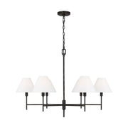Visual Comfort Studio - CC1776AI - Six Light Chandelier - Ridgewood - Aged Iron