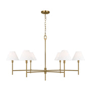 Visual Comfort Studio - CC1786BBS - Six Light Chandelier - Ridgewood - Burnished Brass