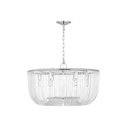 Visual Comfort Studio - CP1456PN - Six Light Pendant - Pierce - Polished Nickel