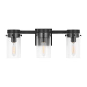 Visual Comfort Studio - CW1003AI - Three Light Vanity - Garrett - Aged Iron
