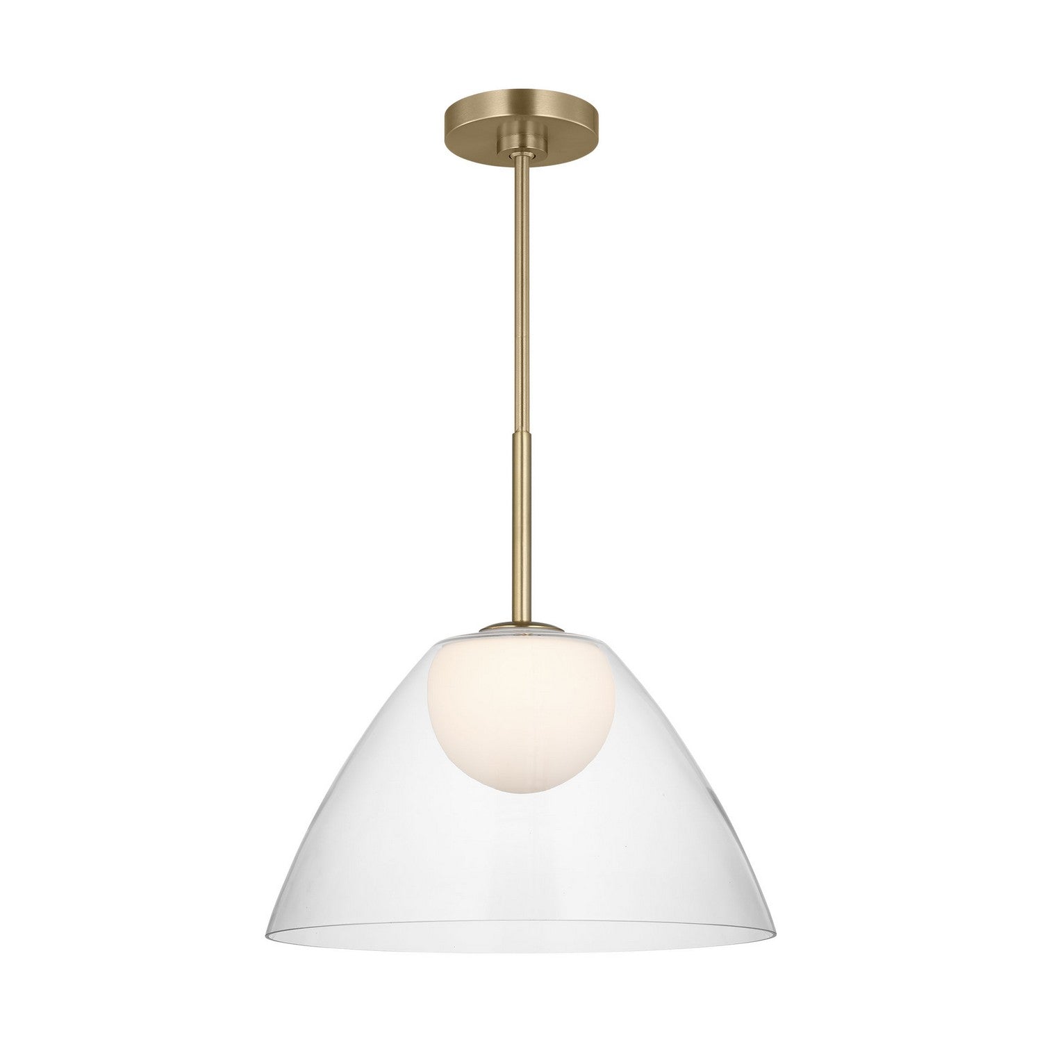 Visual Comfort Studio - DJP1251SB - One Light Pendant - Suma - Satin Brass