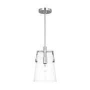 Visual Comfort Studio - DJP1261BS - One Light Pendant - Crofton - Brushed Nickel