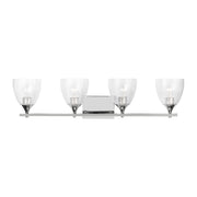 Visual Comfort Studio - DJV1024CHCKG - Four Light Vanity - Toffino - Chrome