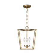 Visual Comfort Studio - EC1353CDG - Three Light Lantern - Viota - Casted Gild