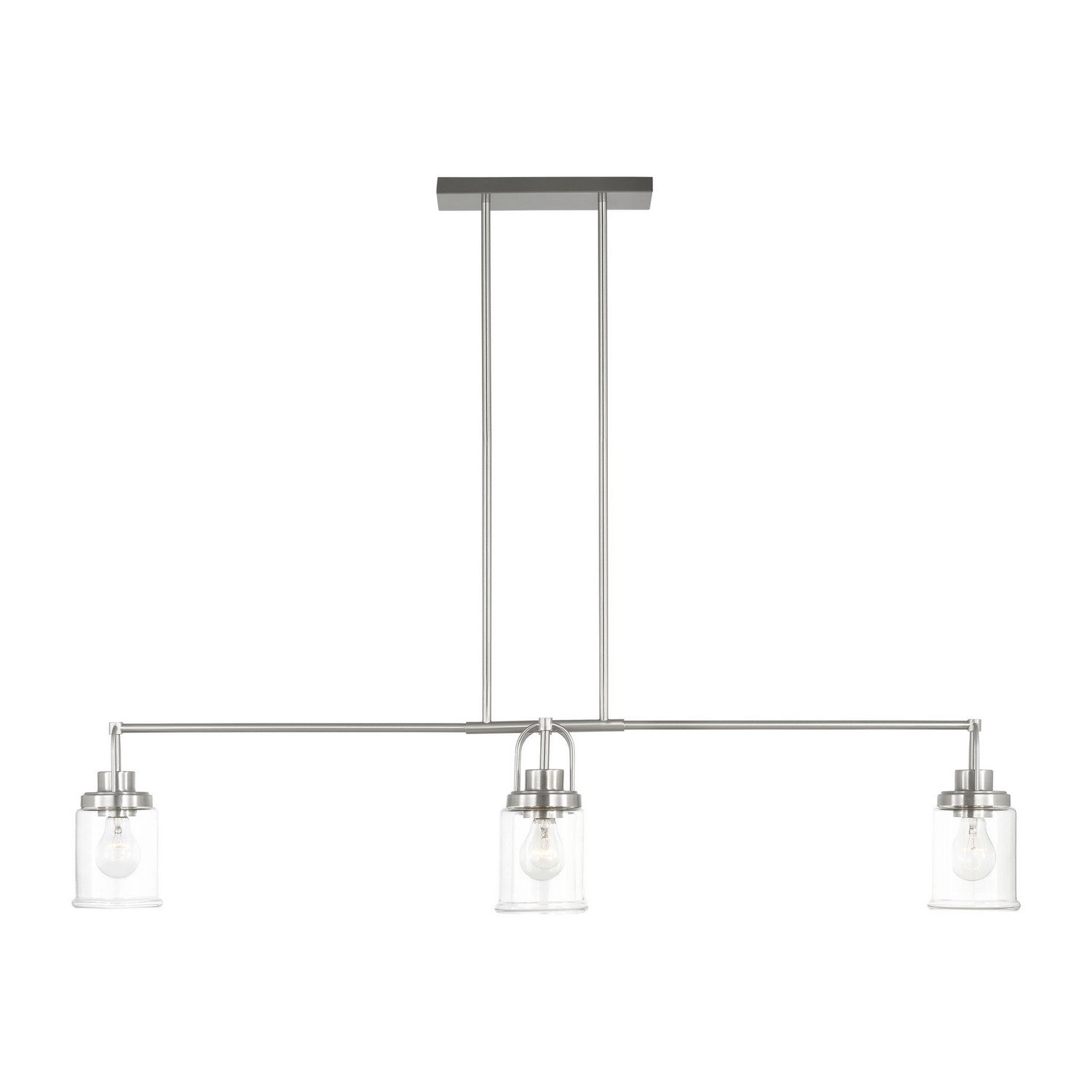 Visual Comfort Studio - GLC1184BS - Four Light Chandelier - Anders - Brushed Nickel