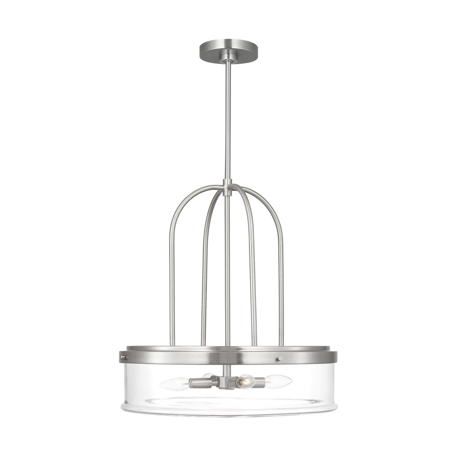 Visual Comfort Studio - GLP1064BS - Four Light Pendant - Anders - Brushed Nickel