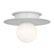 Visual Comfort Studio - KF1001MWT - One Light Flush Mount - Nodes - Matte White