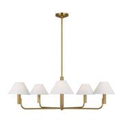 Visual Comfort Studio - SLC1005BBS - Five Light Chandelier - Colfax - Burnished Brass