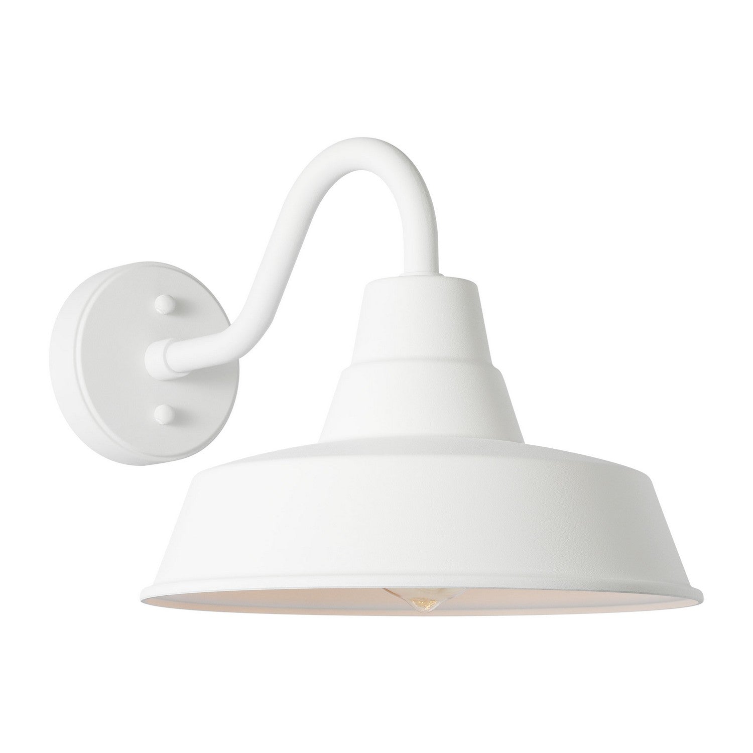 Visual Comfort Studio - SLO1191OTW - One Light Wall Lantern - Barn Light - Outdoor Textured White