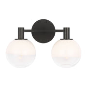 Visual Comfort Studio - SLV1002AI - Two Light Vanity - Torian - Aged Iron
