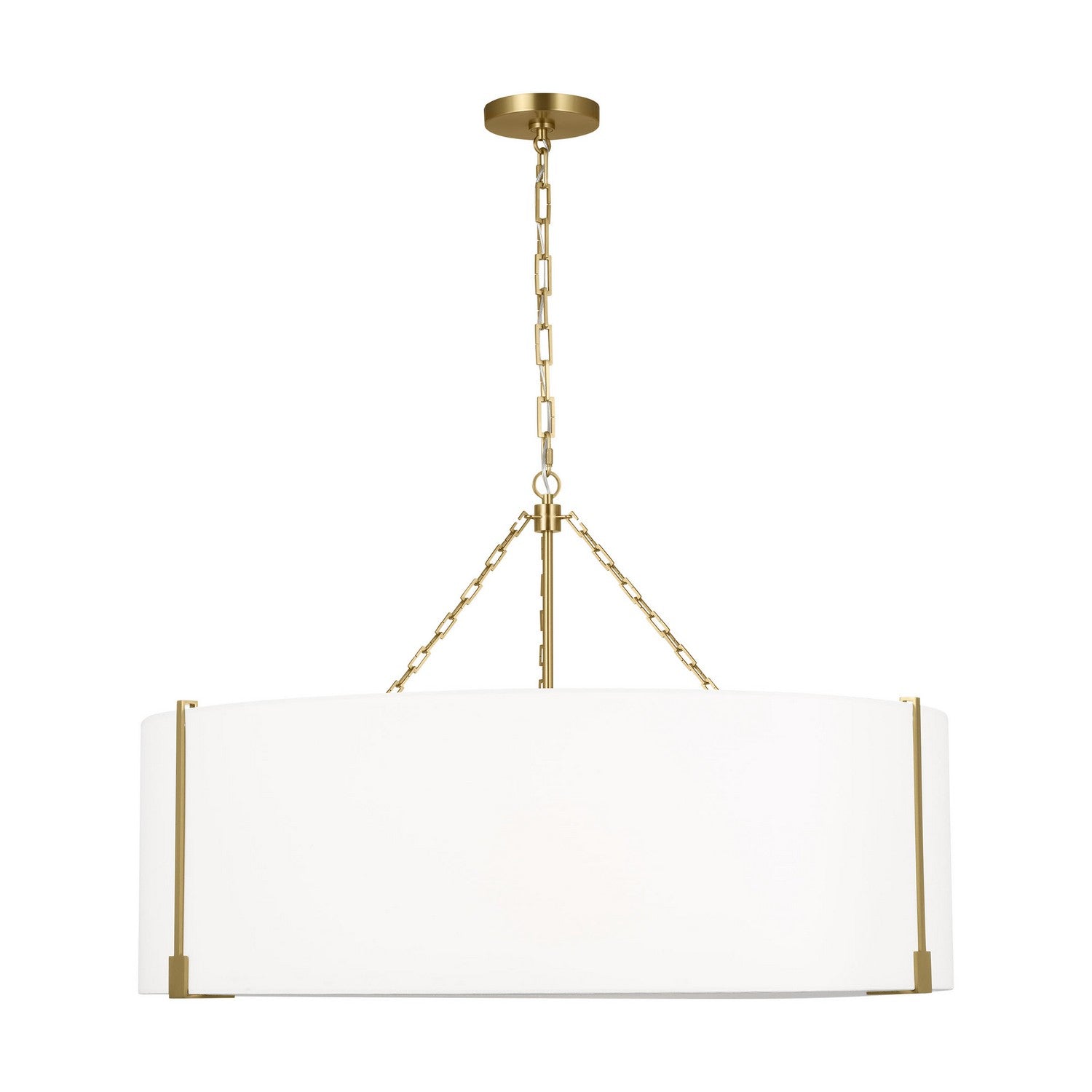 Visual Comfort Studio - TFC1114BBS - Four Light Pendant - Bergen - Burnished Brass
