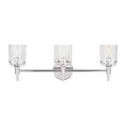 Visual Comfort Studio - TFV1003PN - Three Light Vanity - Hartley - Polished Nickel