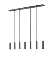 Z-Lite - 1956P-7L-MB - Seven Light Linear Chandelier - Stari - Matte Black