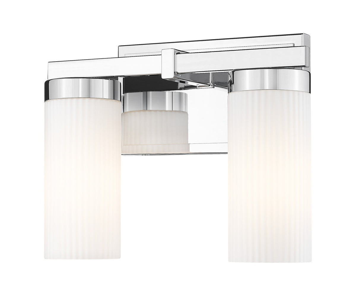Z-Lite - 3044-2V-CH - Two Light Vanity - Danica - Chrome