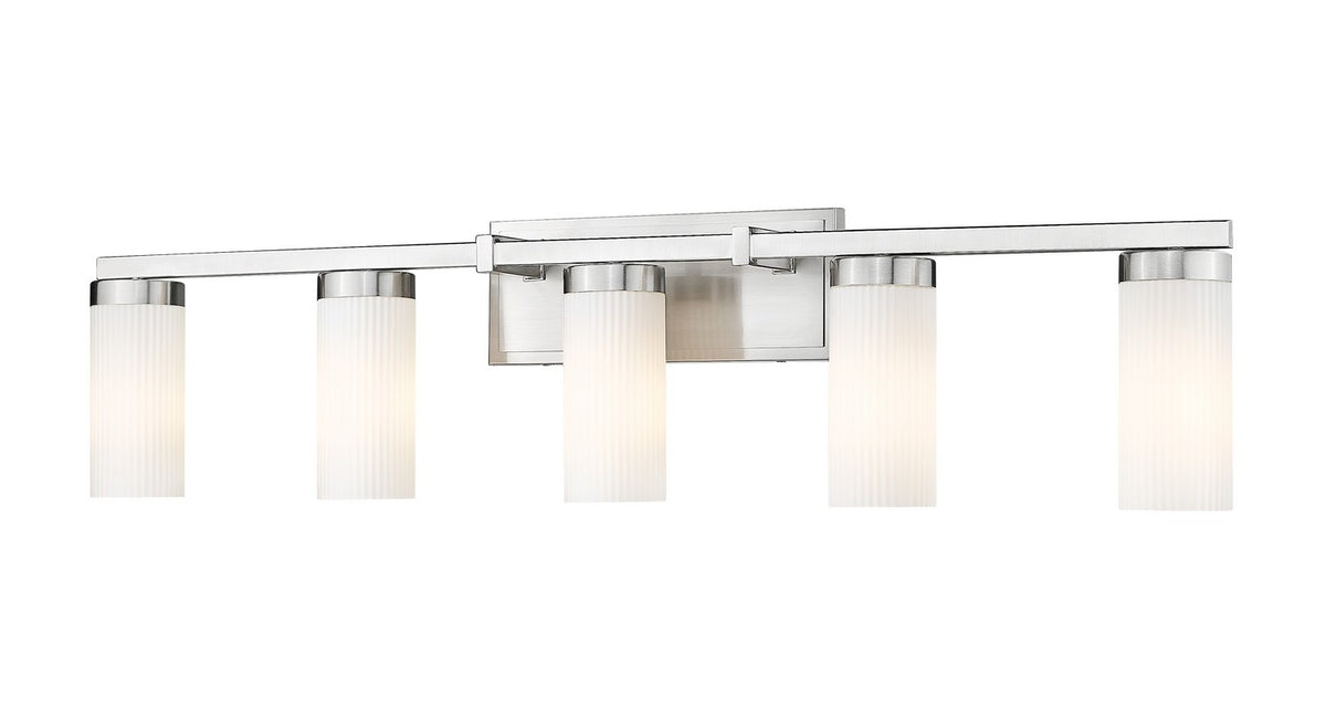 Z-Lite - 3044-5V-BN - Five Light Vanity - Danica - Brushed Nickel