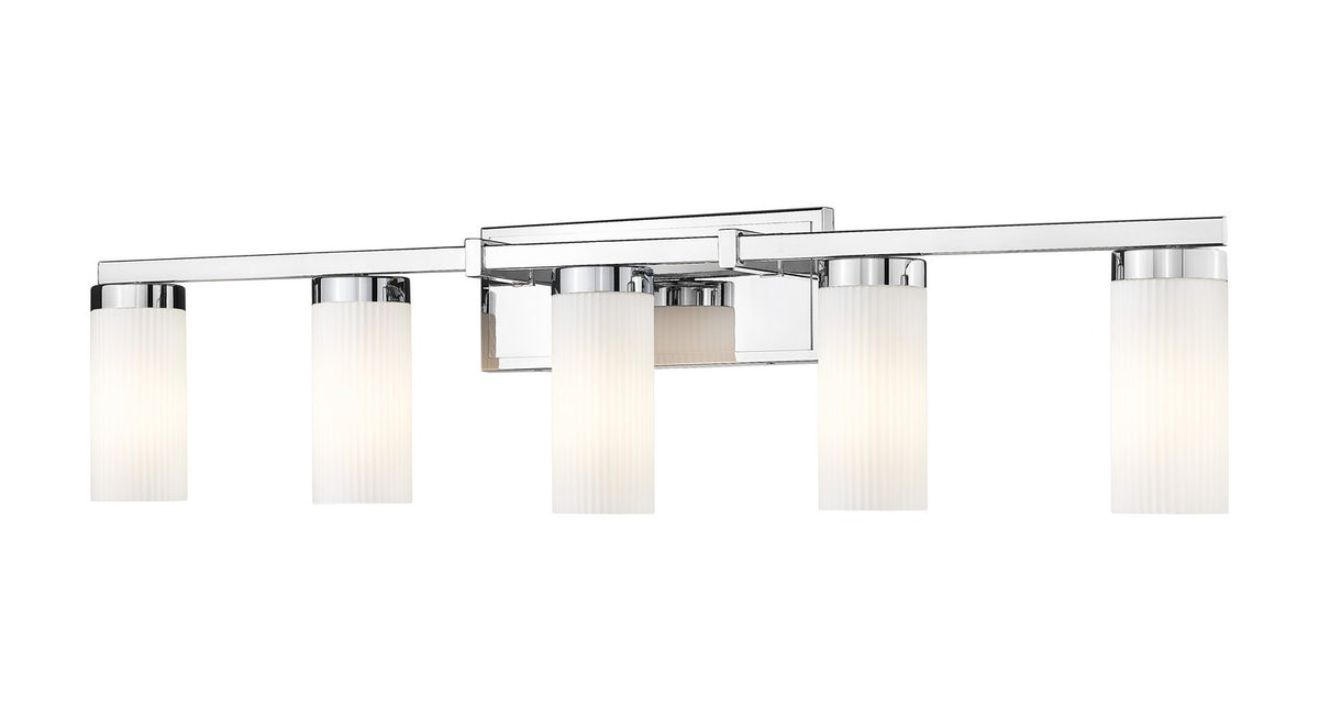 Z-Lite - 3044-5V-CH - Five Light Vanity - Danica - Chrome