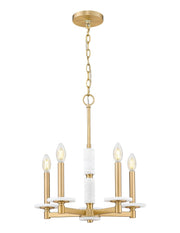 Z-Lite - 3045-5MGLD - Five Light Chandelier - Kaden - Modern Gold