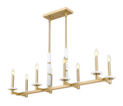 Z-Lite - 3045-8L-MGLD - Eight Light Linear Chandelier - Kaden - Modern Gold