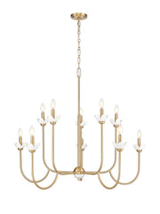 Z-Lite - 352-10MGLD - Ten Light Chandelier - Allistair - Modern Gold