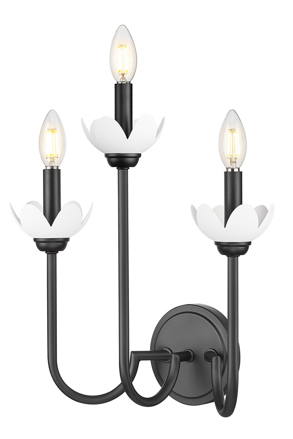 Z-Lite - 352-3S-MB - Three Light Wall Sconce - Allistair - Matte Black