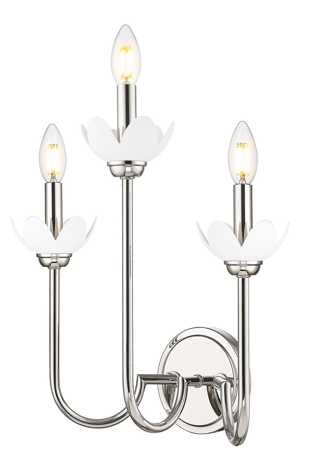 Z-Lite - 352-3S-PN - Three Light Wall Sconce - Allistair - Polished Nickel