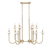 Z-Lite - 352-42L-MGLD - 12 Light Linear Chandelier - Allistair - Modern Gold