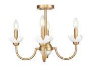 Z-Lite - 352-4SF-MGLD - Four Light Semi Flush Mount - Allistair - Modern Gold