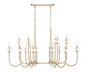 Z-Lite - 352-56L-MGLD - 16 Light Linear Chandelier - Allistair - Modern Gold