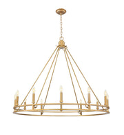 Z-Lite - 4005-12SBR - 12 Light Chandelier - Dennison - Signature Brass