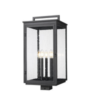 Z-Lite - 5019PHXLS-BK - Five Light Outdoor Post Mount - Hartwell - Sand Black