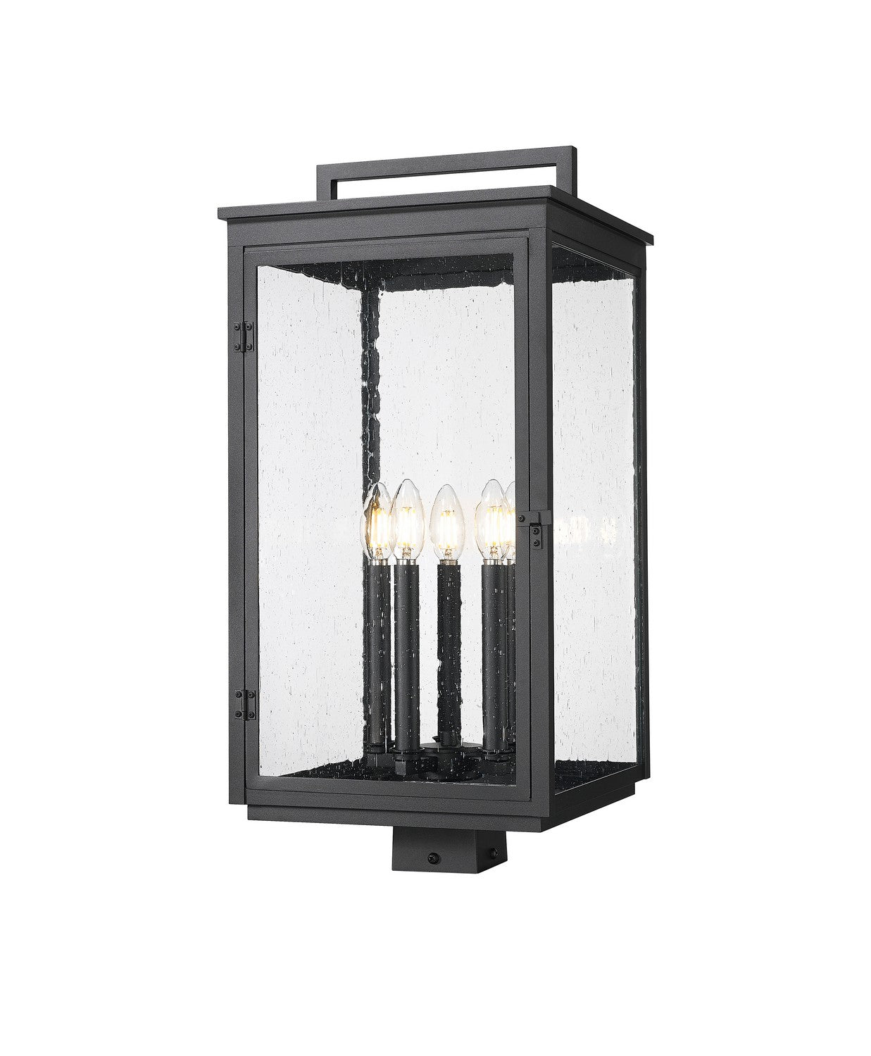 Z-Lite - 5019PHXLS-BK - Five Light Outdoor Post Mount - Hartwell - Sand Black