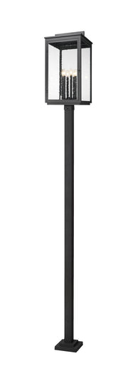 Z-Lite - 5019PHXXLS-536P-BK - Six Light Outdoor Post Mount - Hartwell - Sand Black