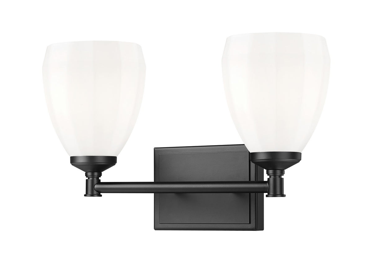 Z-Lite - 7004-2V-MB - Two Light Vanity - Oren - Matte Black