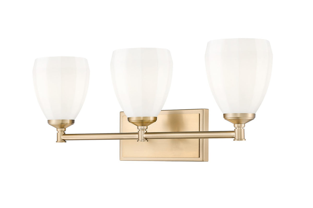 Z-Lite - 7004-3V-MGLD - Three Light Vanity - Oren - Modern Gold