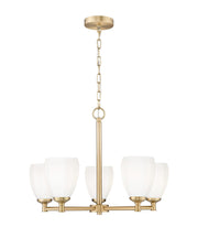 Z-Lite - 7004-5MGLD - Five Light Chandelier - Oren - Modern Gold