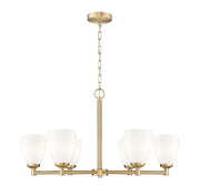 Z-Lite - 7004-6MGLD - Six Light Chandelier - Oren - Modern Gold