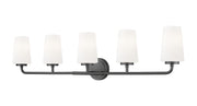 Z-Lite - 7005-5V-MB - Five Light Vanity - Montford - Matte Black
