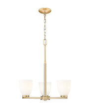 Z-Lite - 7518-3MGLD - Three Light Chandelier - Naya - Modern Gold