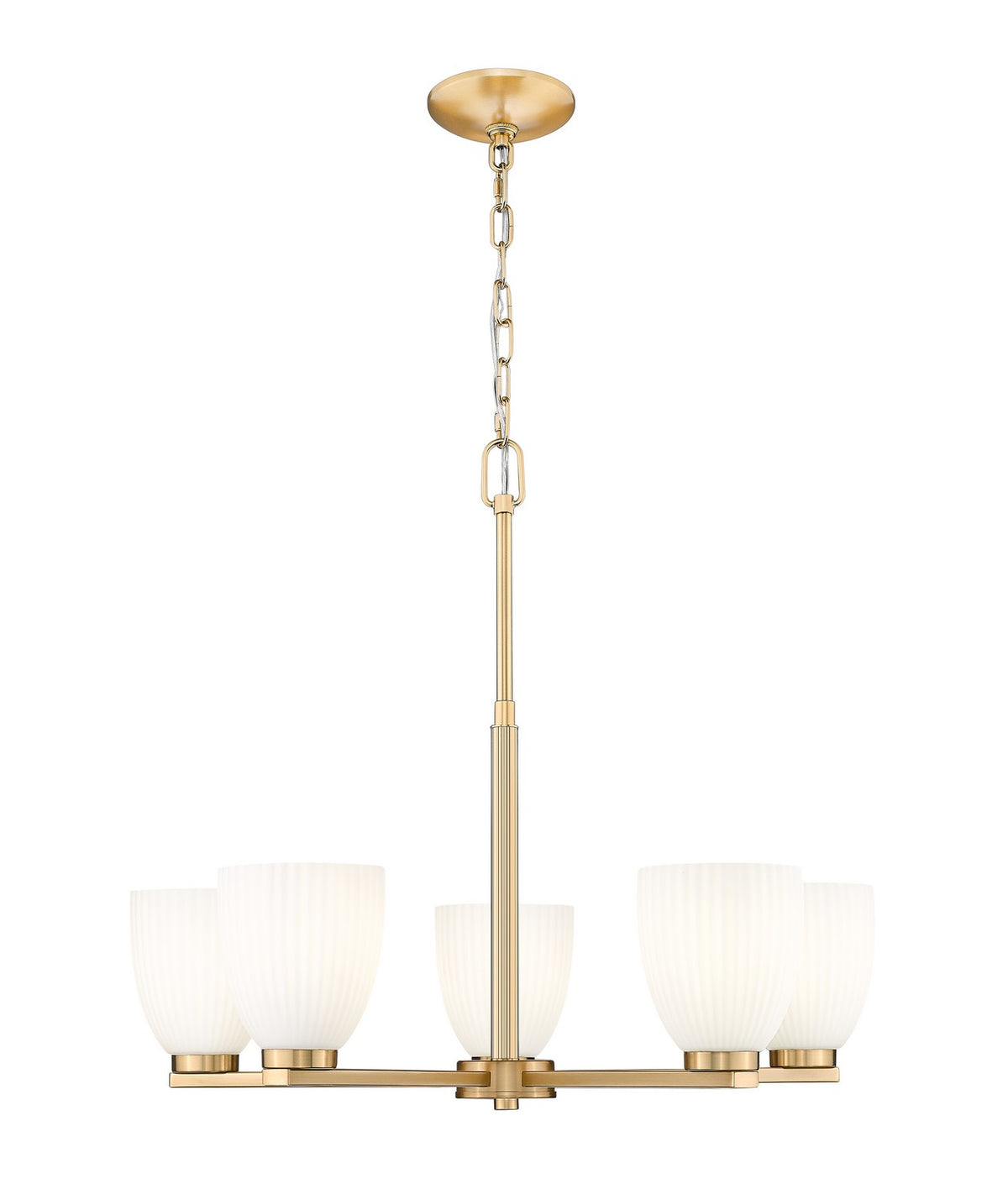 Z-Lite - 7518-5MGLD - Five Light Chandelier - Naya - Modern Gold