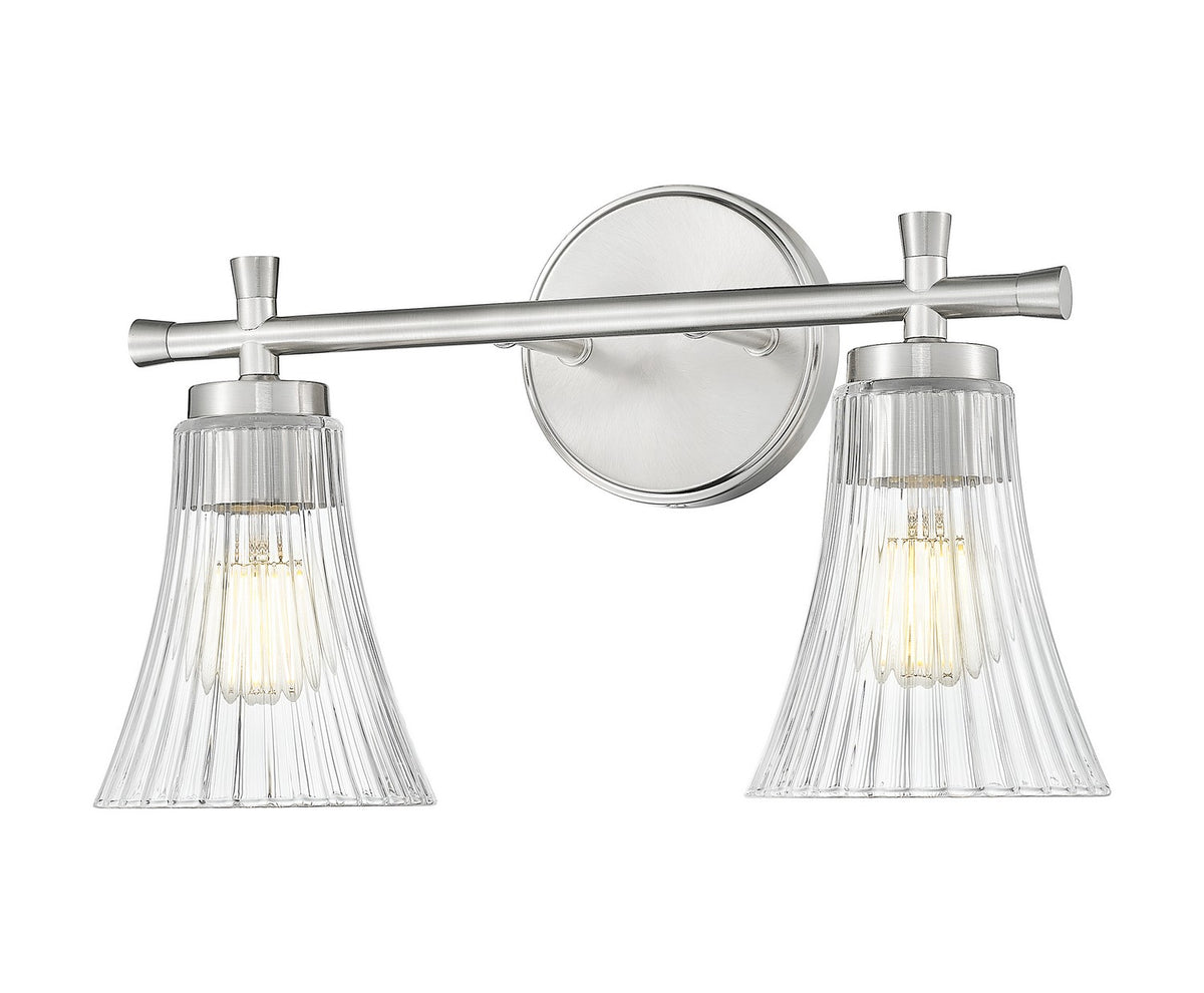 Z-Lite - 7519-2V-BN - Two Light Vanity - Belle - Brushed Nickel