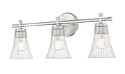 Z-Lite - 7519-3V-BN - Three Light Vanity - Belle - Brushed Nickel